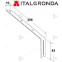 QUOTE GAMBO REG. ZINCATO PER STAFFA PVC GRONDA mod. 116 (SV. 13)