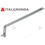 SUPPORTO REG. ZINCATO PER STAFFA PVC GRONDA mod. 116 (SV. 13)
