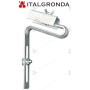 GAMBO A MORSETTO REG. ZINCATO PER STAFFA PVC
