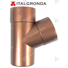 RACCORDO A BRACA 67° PVC COL. RAMATO Ø80