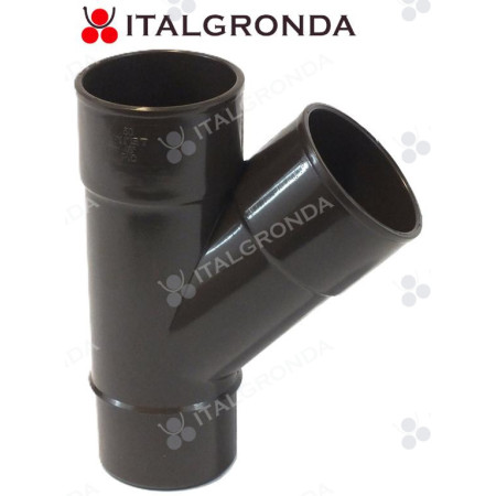 BRACA 45° PVC COLOR MARRONE Ø50