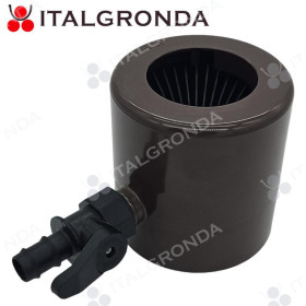 RECUPERATORE D'ACQUA PLUVIALE PVC COL. MARRONE