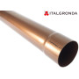 TUBO PLUVIALE PVC COL. RAMATO Ø 80  DA ML.1