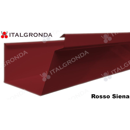 GRONDA A CASSETTA c/scalino LAM. rosso siena