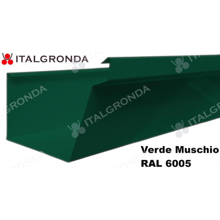 GRONDA A CASSETTA c/scalino LAM. verde muschio 6005