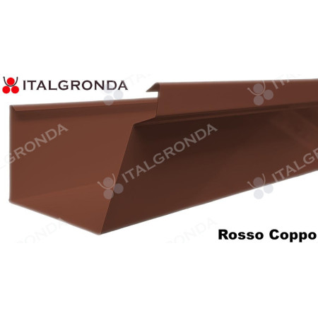 GRONDA A CASSETTA c/scalino ALL. ROSSO COPPO RAL 8004 DA ML.1,0