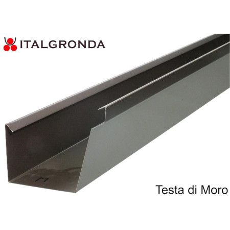 GRONDA A CASSETTA IN ALLUMINIO PREVERNICIATO CON SCALINO ITALGRONDA-GRONDA A CASSETTA con scalino in ALLUMINIO PREVERNICIATO  Di