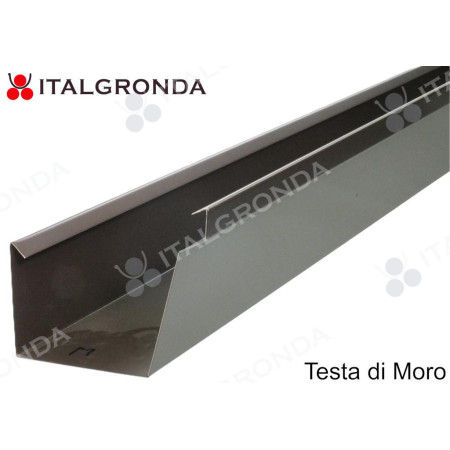 GRONDA A CASSETTA c/scalino ALL. TESTA DI MORO RAL 8019
