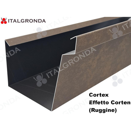 GRONDA A CASSETTA c/scalino ALL. VESTIS CORTEX EFFETTO RUGGINE DA ML.2,0