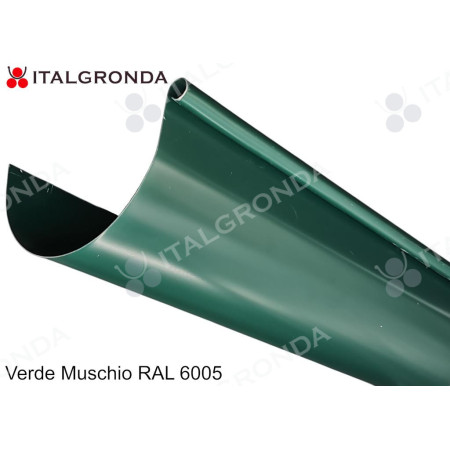 Gronda lamiera verde muschio ral 6005