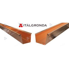 TESTATA GRONDA A CASSETTA IN RAME CON RICCIOLO