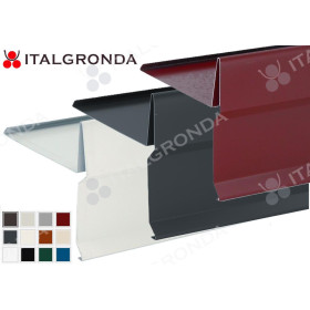 MANTELLINA IN LAMIERA COLORATA A "T" DA ML. 1 - SPESSORE 6/10