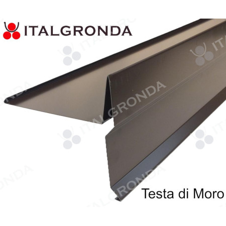 MANTELLINA A "T" IN ALLUMINIO COLORATO A SCELTA DA ML. 3