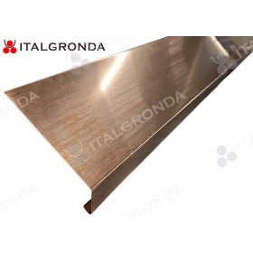 GREMBIALINA A "L APERTA" in Rame Sviluppo 16cm  Spess. 0,5mm