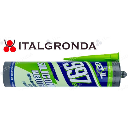 SILICONE NEUTRO BASSO MODULO GEISIL 997 ECO TRASPARENTE ML.310