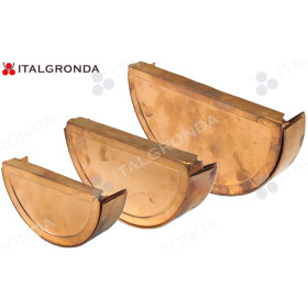 TESTATA AD INCASTRO IN RAME PER GRONDA SEMITONDA