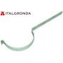 STAFFA PER GRONDA SEMITONDA IN ALLUMINIO PREVERNICIATO VERDE ROOF TECNOSTAFF-STAFFA PER GRONDA SEMITONDA IN ALLUMINIO PREVERNICI