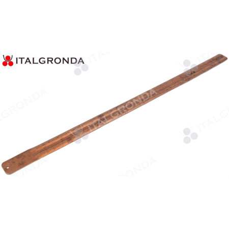 BANDELLA IN ACCIAIO INOX DI SPESSORE 15/10, PREVERNICIATO COLOR COPPER (EFFETTO RAME) CON DOPPIA NERVATURA.