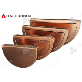 TESTATA, TAPPO, TERMINALE IN RAME PER GRONDA SEMITONDA