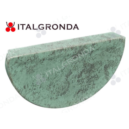 TESTATA IN ALLUMINIO PREV. VERDE ROOF PER GRONDA SEMITONDA