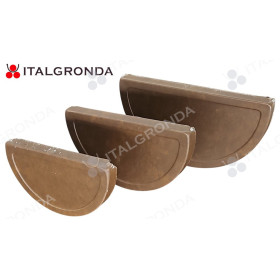 TESTATA IN ALLUMINIO PREV. COLOR CORTEN PER GRONDA SEMITONDA VESTIS CORTEX