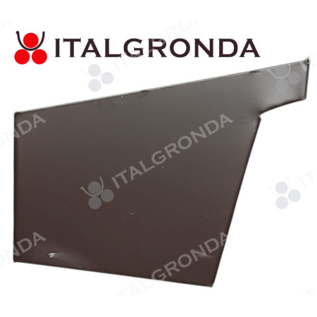 TESTATA IN LAMIERA TDM DESTRA E SINISTRA PER GRONDA A CASSETTA CON SCALINO