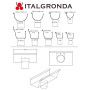 RACCORDO GRONDA LAM. T.M. BASE 7 C/BOCCHETTA Ø60 ITALGRONDA-RACCORDO GRONDA LAM. T.M. BASE 7 C/BOCCHETTA Ø60 Selezionare la quan