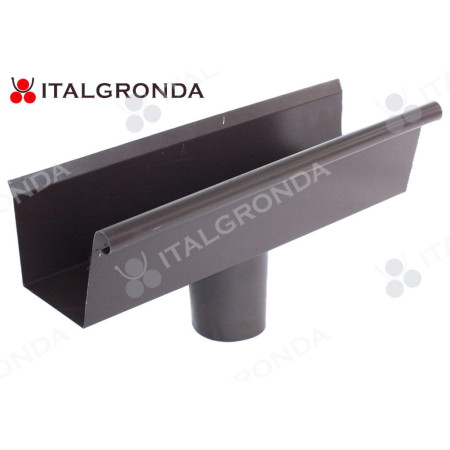 RACCORDO GRONDA/BOCCHETTO IN LAMIERA TESTA DI MORO BASE 7 C/BOCCHETTA Ø60