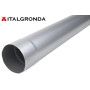 TUBO IN LAMIERA PREVERNICIATA RAL 9006 COLOR SILVER, calata silver 9006, tubo silver 9006