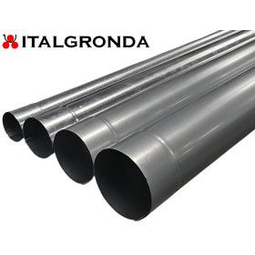 TUBO PLUVIALE IN LAMIERA ZINCATA non è solo una calata!!