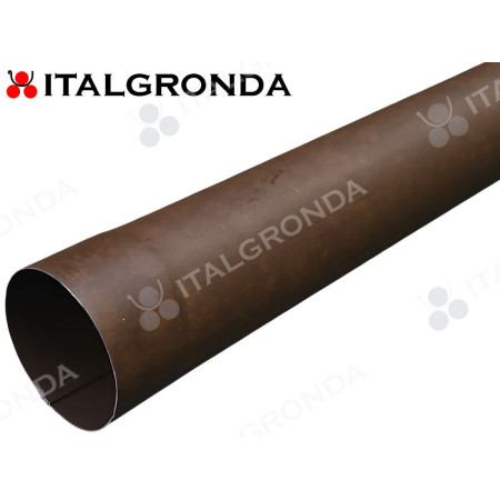 TUBO Pluviale IN ALLUMINIO PREVERNICIATO CORTEN