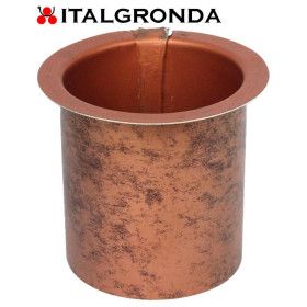 BOCCHETTO IN ALLUMINIO VESTIS COLOR COPPER PIANO -BOCCHETTO IN ALLUMINIO VESTIS COLOR COPPER A BASE PIANADisponibile nei diametr