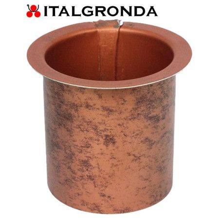 BOCCHETTO IN ALLUMINIO VESTIS COLOR COPPER PIANO -BOCCHETTO IN ALLUMINIO VESTIS COLOR COPPER A BASE PIANADisponibile nei diametr