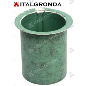 BOCCHETTO VESTIS VERDE RAME ANTICO PIANO Ø80