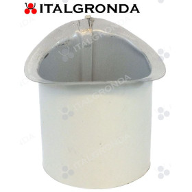 BOCCHETTO Bianco/Grigio SAGOMATO Ø60