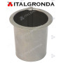 BOCCHETTO di ACCIAIO INOX A BASE PIANA  Ø60