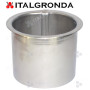 BOCCHETTO INOX A BASE PIANA  Ø120