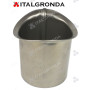 BOCCHETTO ACCIAIO INOX A BASE STONDATA O SAGOMATA Ø80