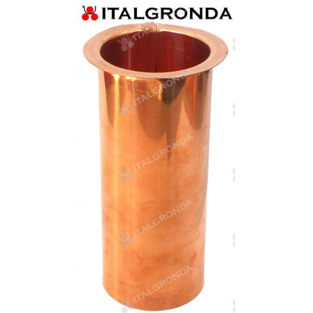 BOCCHETTO IN RAME LUNGO CM 20 PIANO Ø80