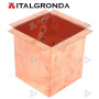 BOCCHETTO RAME A SEZIONE QUADRA "PIANO"
Disponibile nelle sezioni 80x80 -100x100mm
