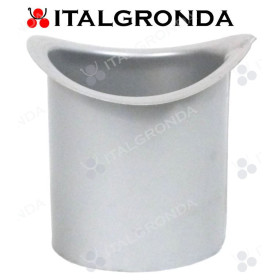 BOCCHETTA ALLUMINIO SILVER Ø80 SAGOMATA