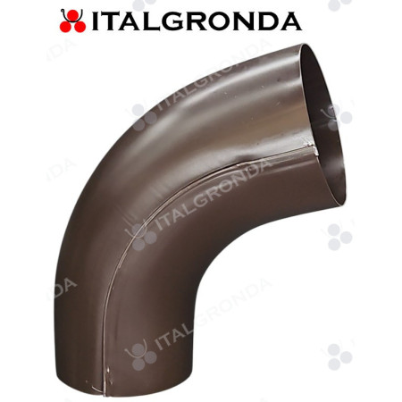 GOMITO IN LAMIERA COLOR TESTA DI MORO AGGRAFFATO