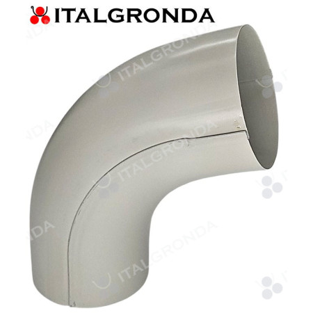 GOMITO IN LAMIERA BIANCO/GRIGIO AGGRAFFATO