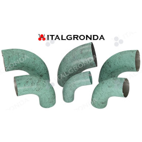 GOMITO IN ALLUMINIO VERDE ROOF D. 60 80 100 120