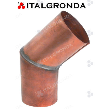 CURVA IN RAME A SPIGOLO VIVO  D. 6-8-10