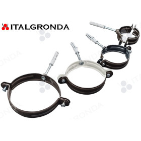 FERMATUBO IN ALLUMINIO COLOR TESTA DI MORO con perno e tassello Ø10mm
Disponibile nei diametri Ø60-80-100-120mm