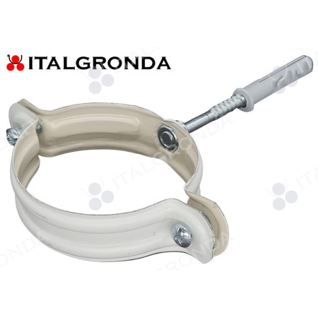 FERMATUBO BIANCO RAL 9010 Ø80