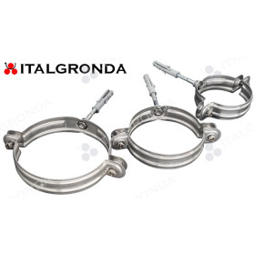 FERMATUBO  IN ALLUMINIO NATURALE A TASSELLO