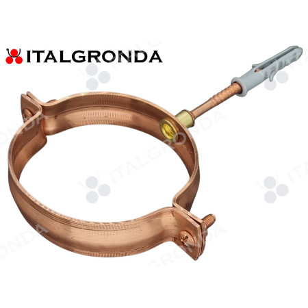 COLLARE FERMATUBO ROBUSTO Ø100mm
Viene utilizzato per il fissaggio dei tubi pluviali sul muro sostenendolo staticamente.