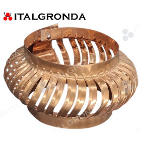 COPRICOLLARE IN RAME ORNATO UNIVERSALE